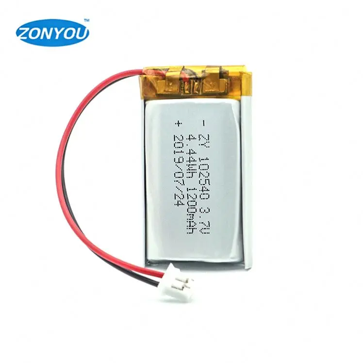 
Li Ion Recharge Batteries 3.7V 1200mAh 102540 Lipo Battery 