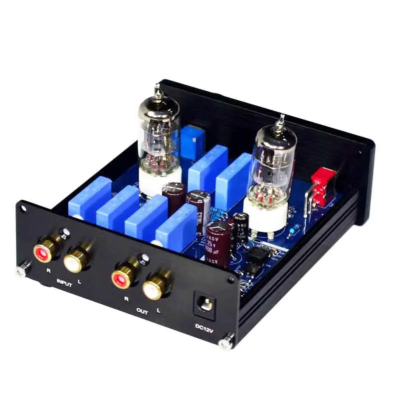 GAP-6J1A Новый DC12V/2A 6J1 ламповый предусилитель HiFi вакуумный Предварительный усилитель