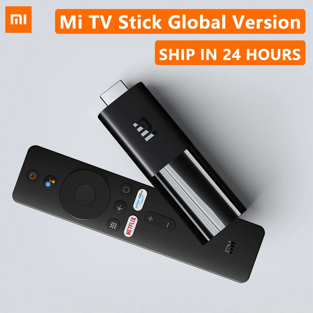  Прямая поставка глобальная версия ТВ-приставки Xiaomi Mi TV Stick EU Android 9 0 Google Assistant 1 ГБ ОЗУ 8 Гб