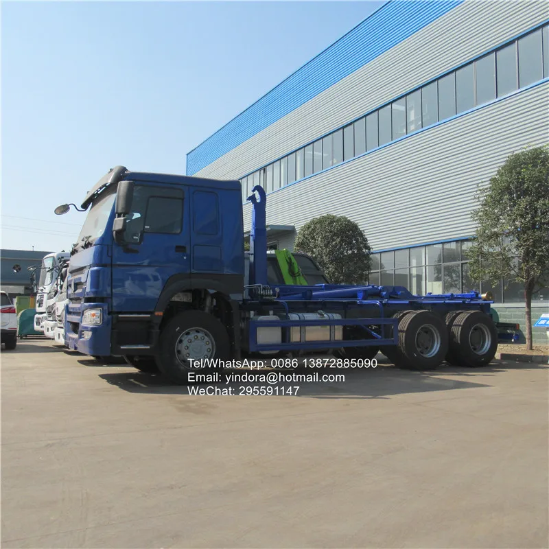 Sinotruk howo Новинка 6x4 10 колесный крючок с откидным крюком 20 тонн для мусорного контейнера