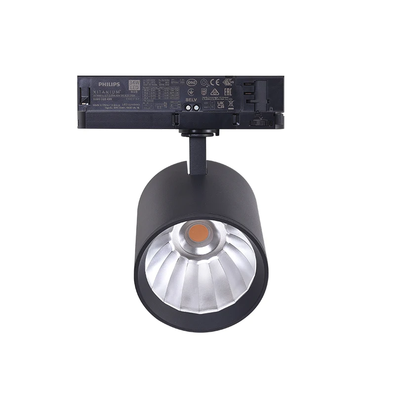 Curved Track light 160lm/W 30W Spot rail lighting 3 phase Tracklight From Opte lighting