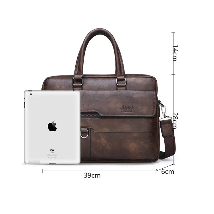 
New high quality custom leather briefcase men business briefcase laptop bags 