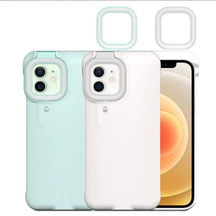 Лидер продаж светодиодный кольцевой светильник для селфи чехол телефона iphone 12 11 X XR 7