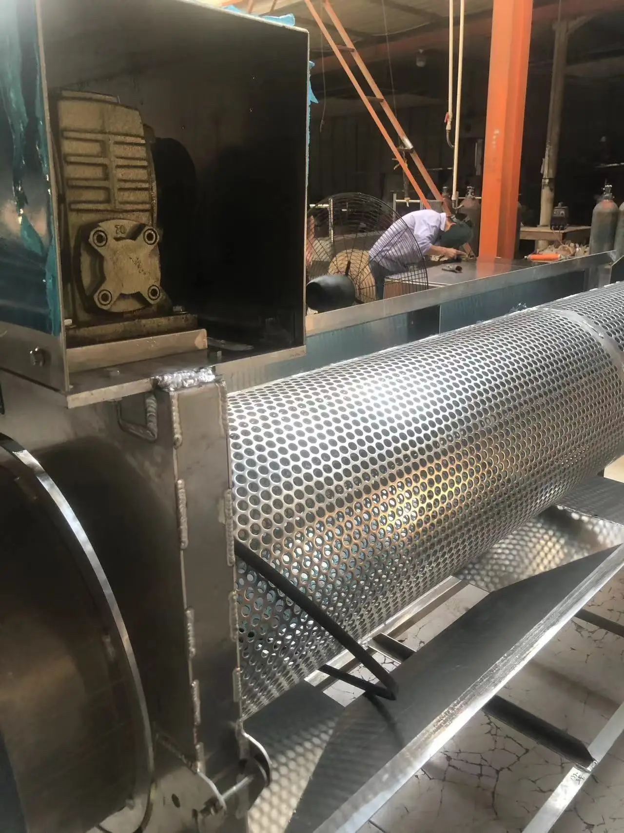 High quality heavy-duty machine oyster sorting tumbler with aluminum