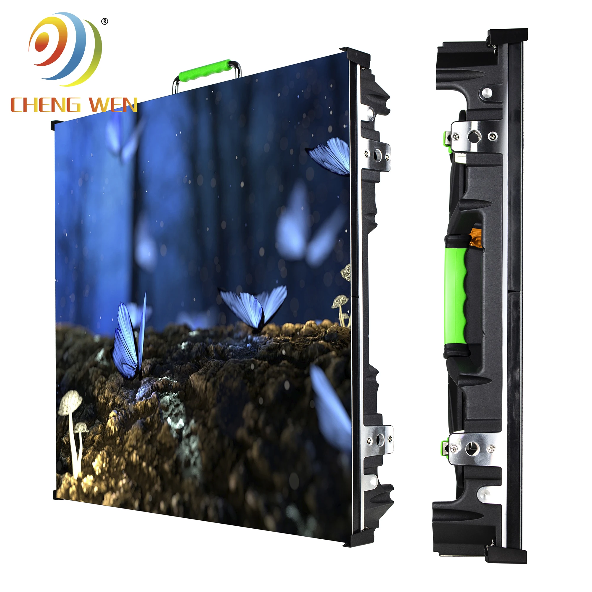 New design P3.91 500*500mm Four generations die-casting aluminum Outdoor led video wall for Rental led advertising