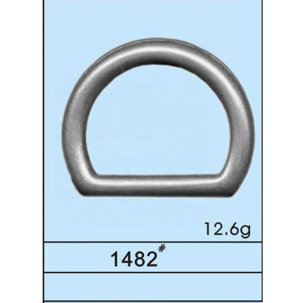 
Factory price metal D ring buckle clasp snap hook for luggage bag shoe belt 