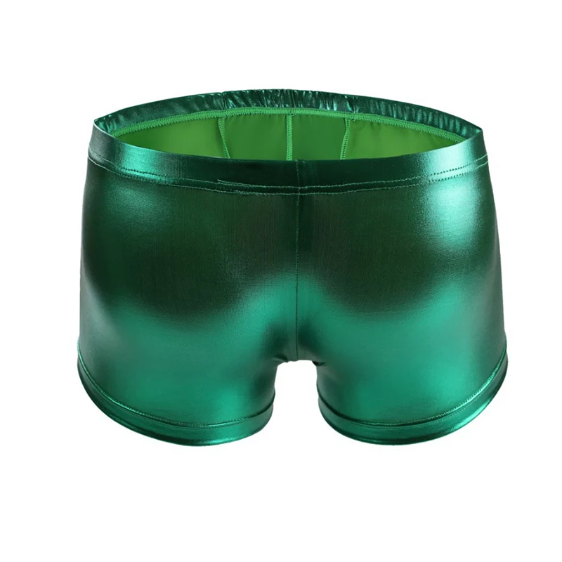 RAINBOW 2020 New OEM/ODM 18 gay Patent leather  underwear box for man mens inner wear sexy mens briefs boxer shorts