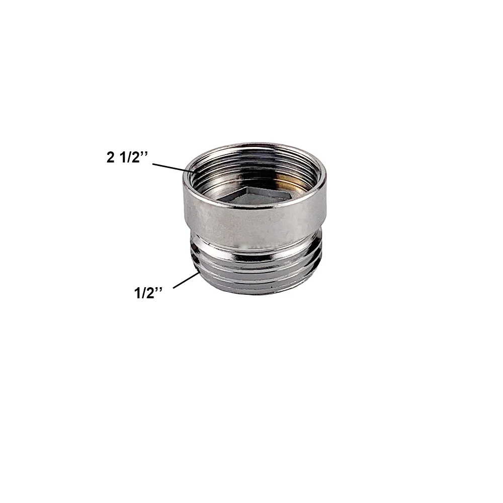 Various Size Brass Material Chrome Plated Male Female Thread Faucet Adapter