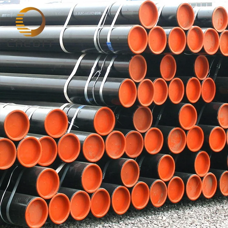 ASTM A106 Grade B black Mild Steel Pipe SAE 1020 Seamless Steel Tube aisi 1018 Seamless Carbon Steel Pipe