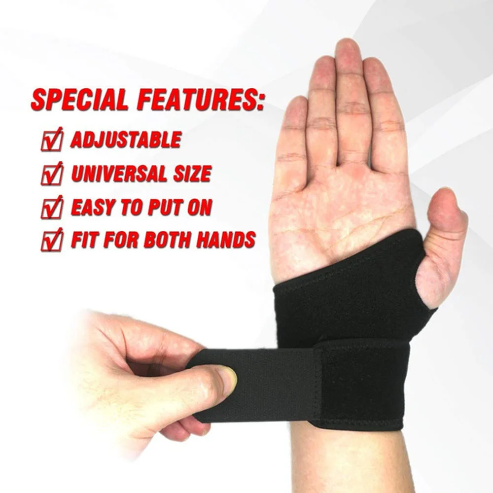 Adjustable Wrist Support Brace Wrist Compression Wrap Sports Cross Training Gloves With Wrist Support