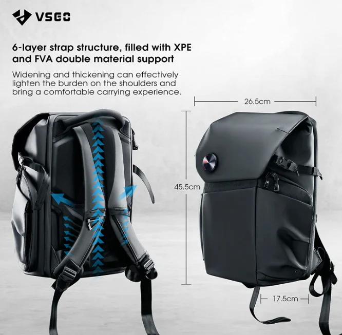 Camera backpack Waterproof shockproof  Backpack for Photography and travelling