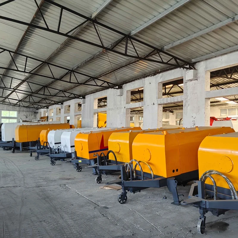 mobile small Cheapest 30m3/h to 90m3/h concrete pump portable concrete pump mini machine for sale