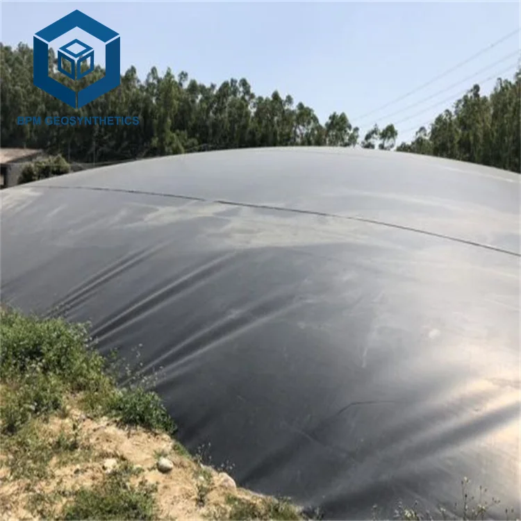 Wear Resistant HDPE Liner Plate Water Impervious Geomembrane for Biogas Digester in Philippines