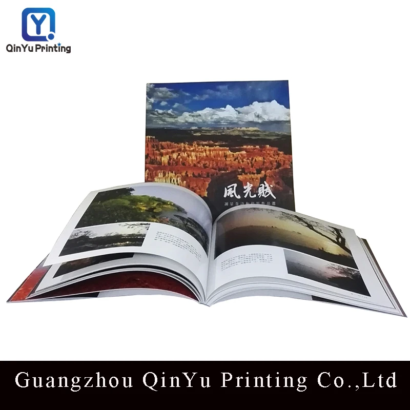 Wholesale hot sale Custom logo Full Color Catalog Softcover Magazine Printing Glossy Brochure Photo Book Printing