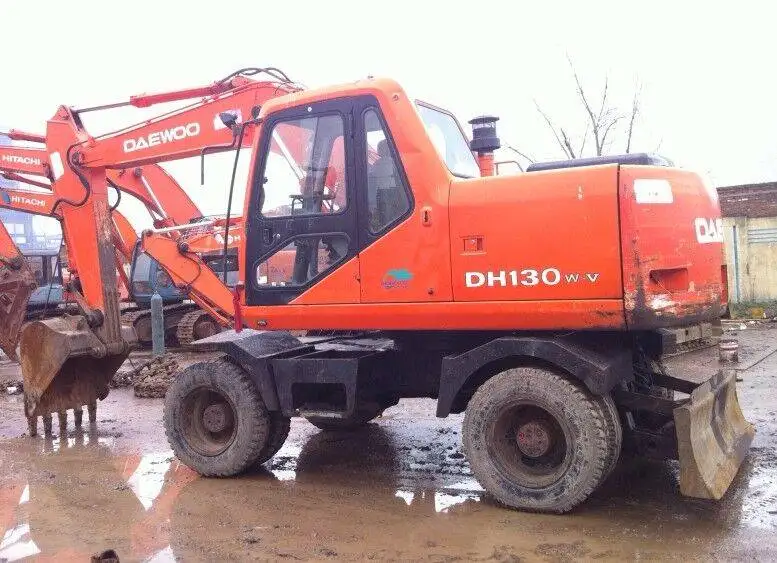 Оригинальный Doosan DH130W 140W колесный экскаватор DH130 DH140 DH150 модели
