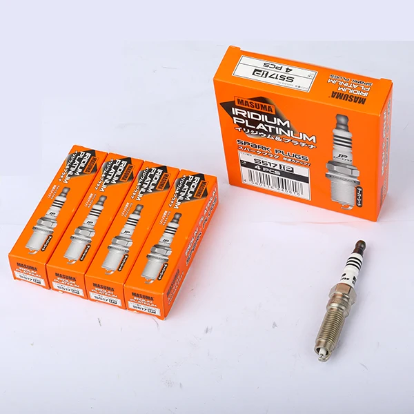 S517IP MASUMA Car Spark Plug Iridium Platinum Bujia Spark Plug 1802090 DS7G12405-BA ILZNAR8A7G For Ford