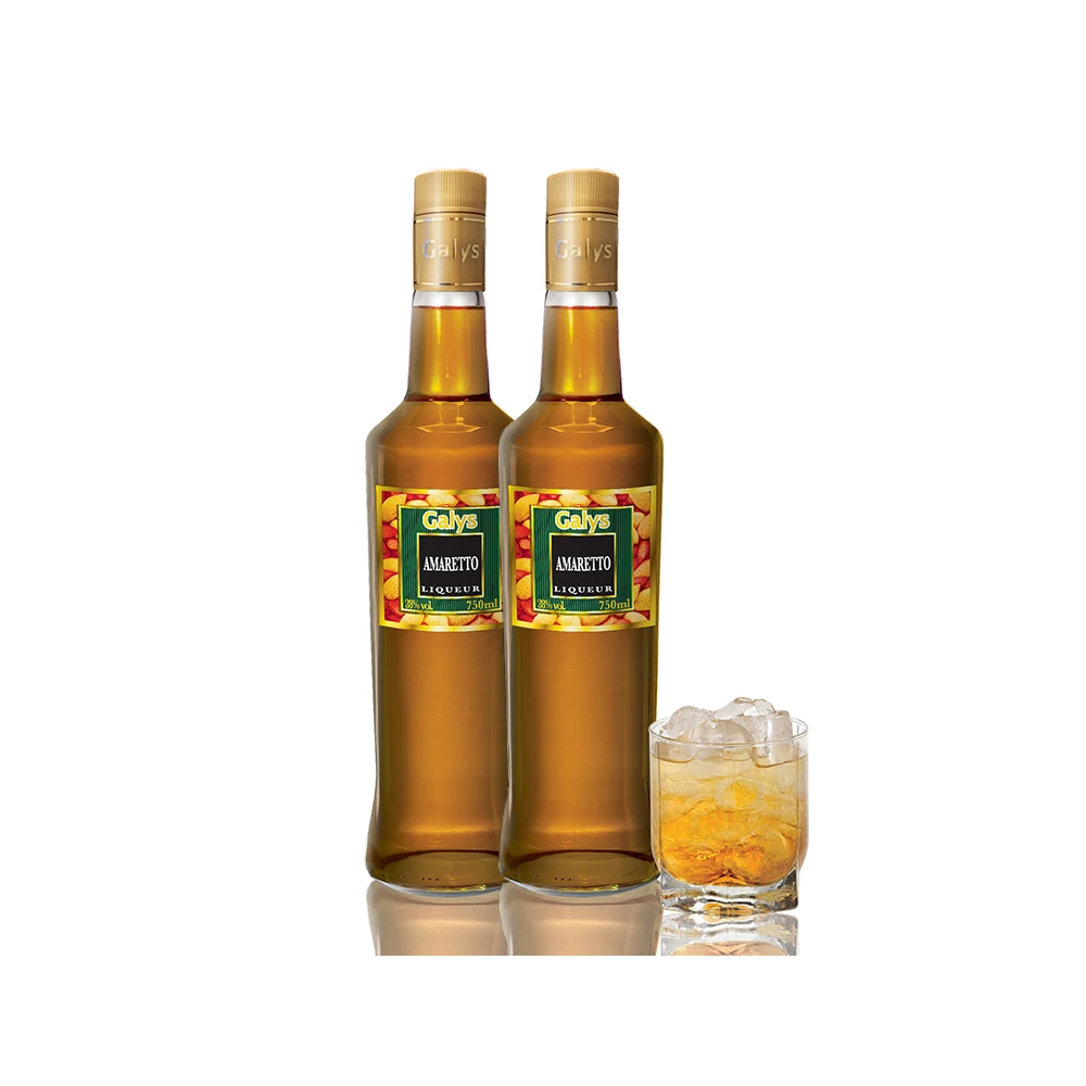 Brazilian Manufacuturer Natural Almond Bottled Alcoholic Drink Amaretto Liqueur