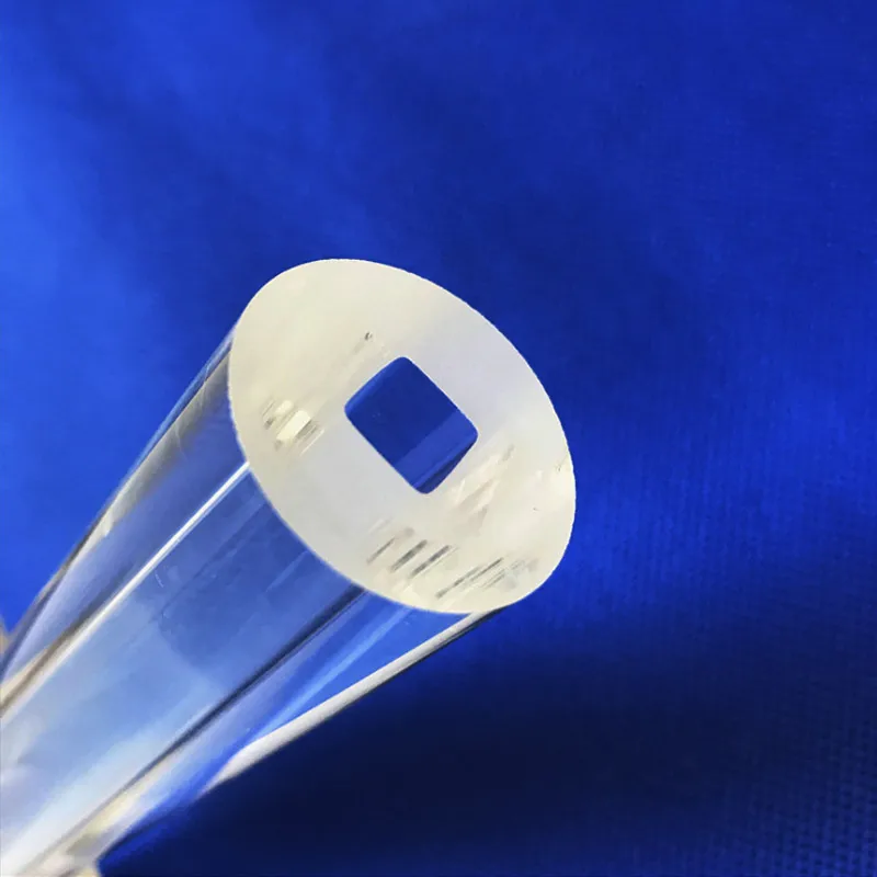 quartz instrument tube Thick wall quartz tube