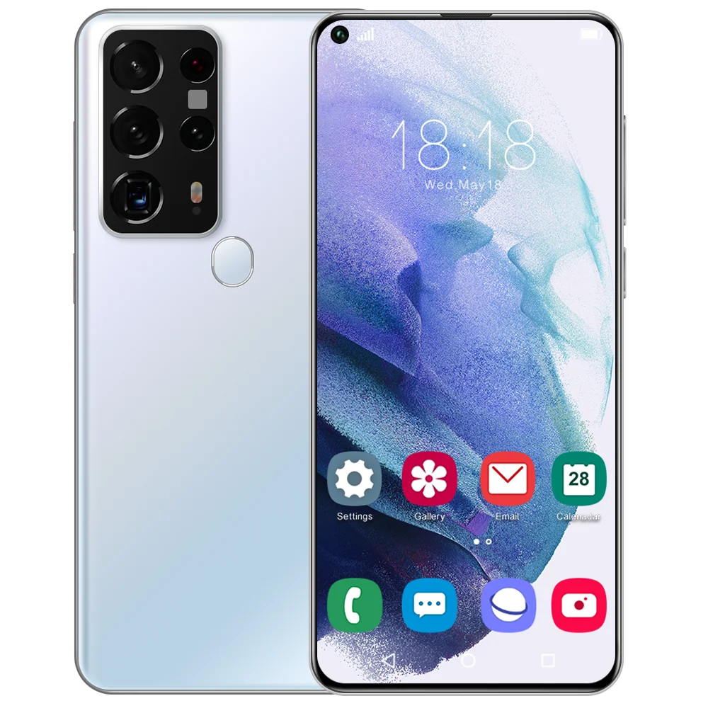  Оригинальный заводской мобильный телефон s25ульт 5g 7 2 дюймов HD + 1440*3088 12 Гб 512 24 Мп 48 МП 5800 мач Deca Core MTK6889 Android