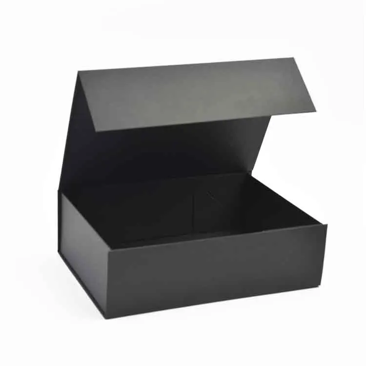 26.6x19.5x8cm luxury printed cosmetic magnetic folding storage paper gift box packaging for magnetic paper foldable gift box
