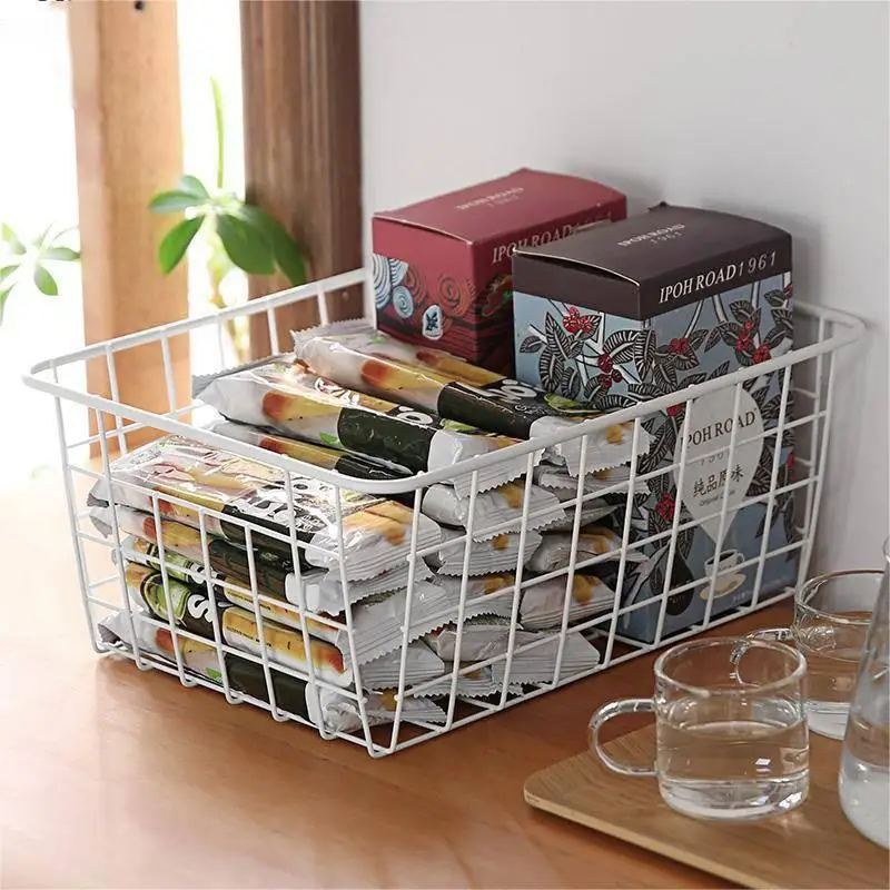 Refrigerator Spare Parts White Wire Mesh Freezer Basket