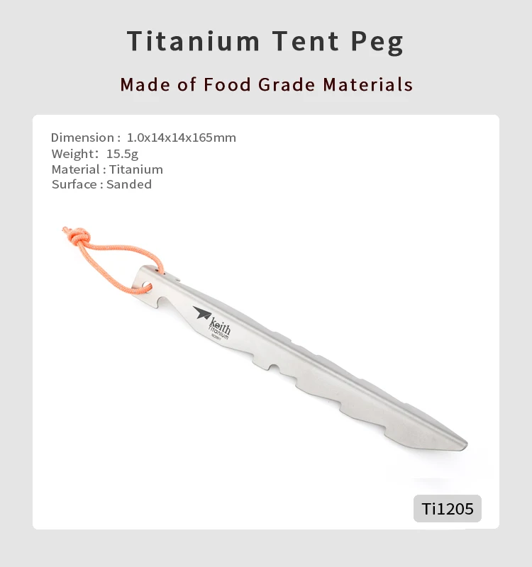 Factory Custom Pure Titanium Tent Pegs Lightweight Garden Canopy Stakes Outdoor Camping Accessories Hiking Style Weighted