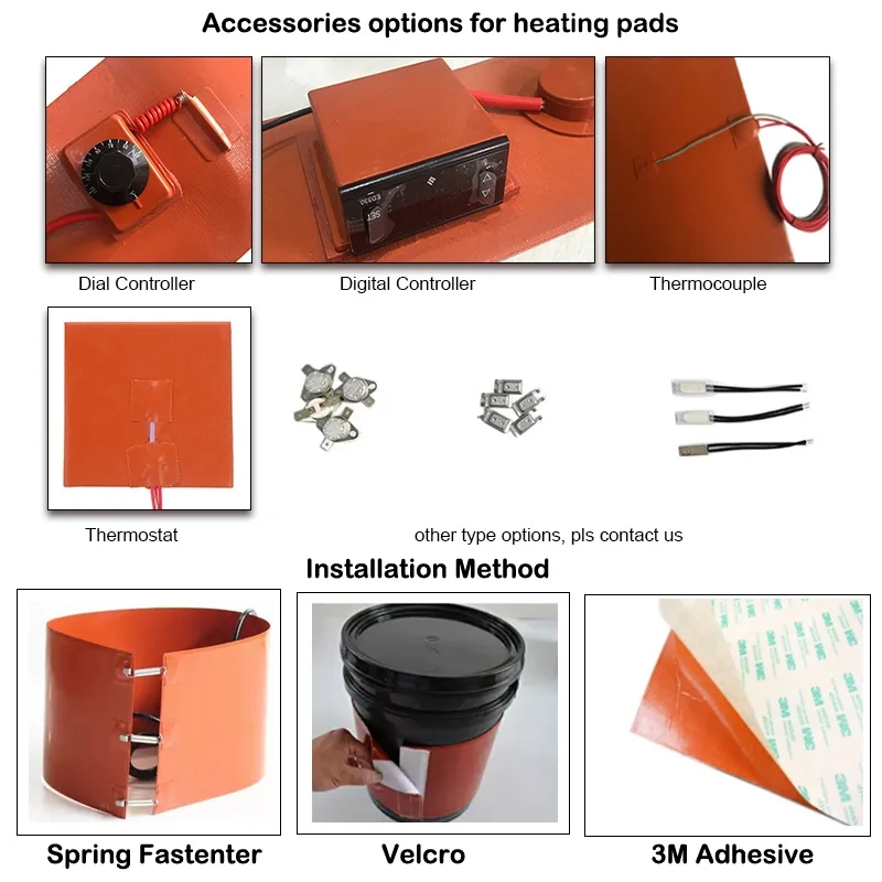 CE RoHS Approved Silicone Induction Heater Industrial Heating Blankets