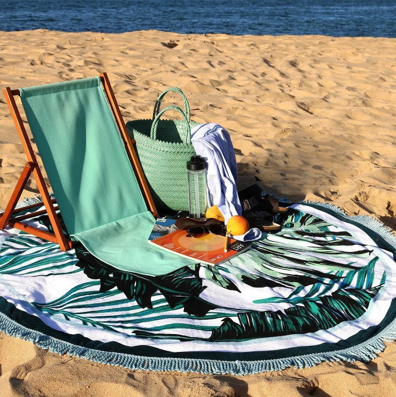 Soft Lightweight Camping Quick Dry Pool Oversized Travel turkish Bath Towel Microfiber sublimation Beach Towel