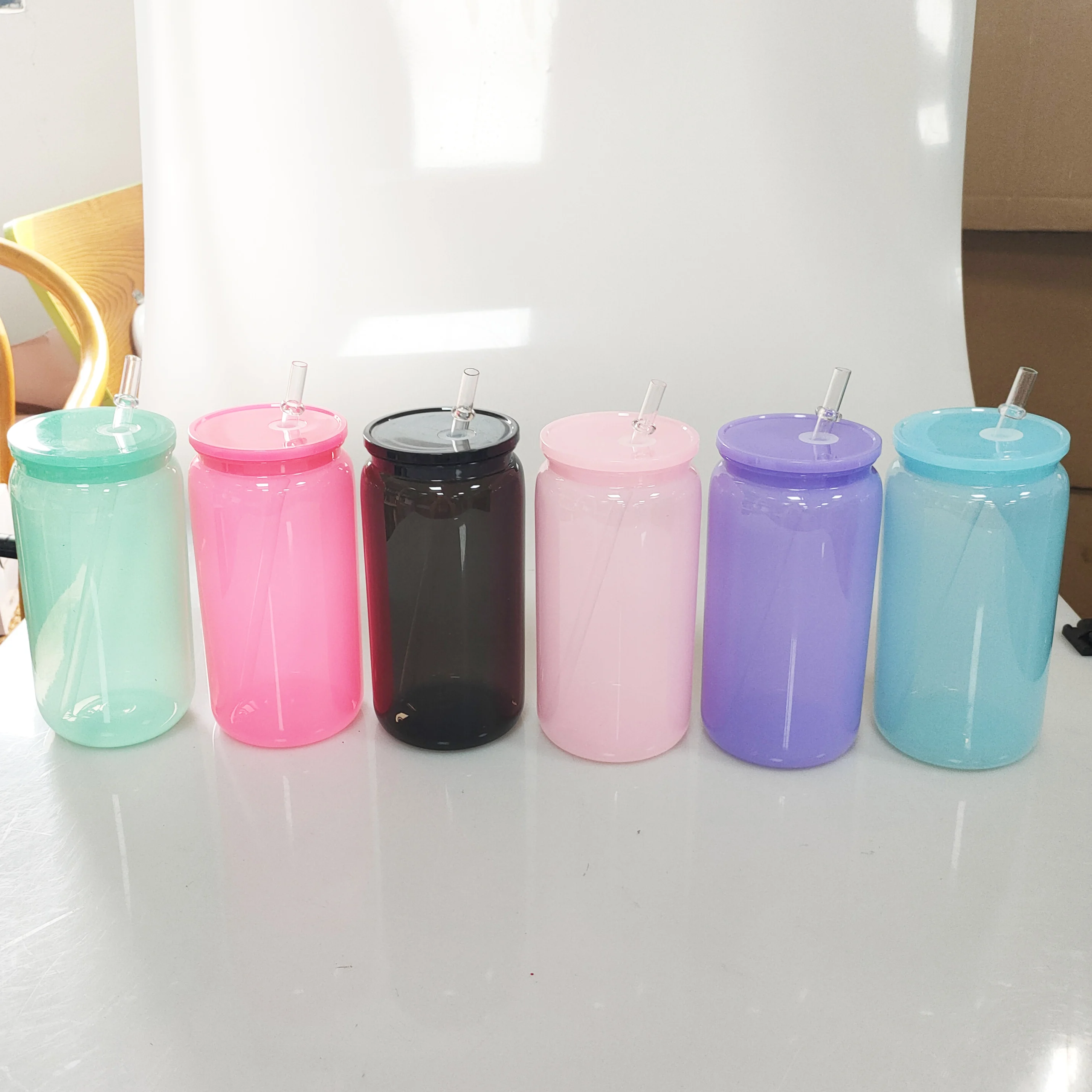usa wholesale bpa free kids cups milk can drink plastic libby tumbler with lid and straw cold cup