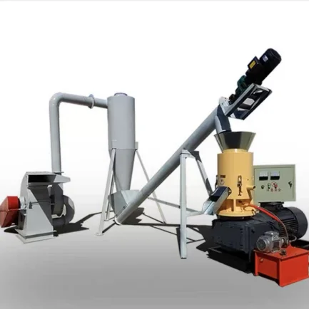 wood flat die biomass fuel granulator