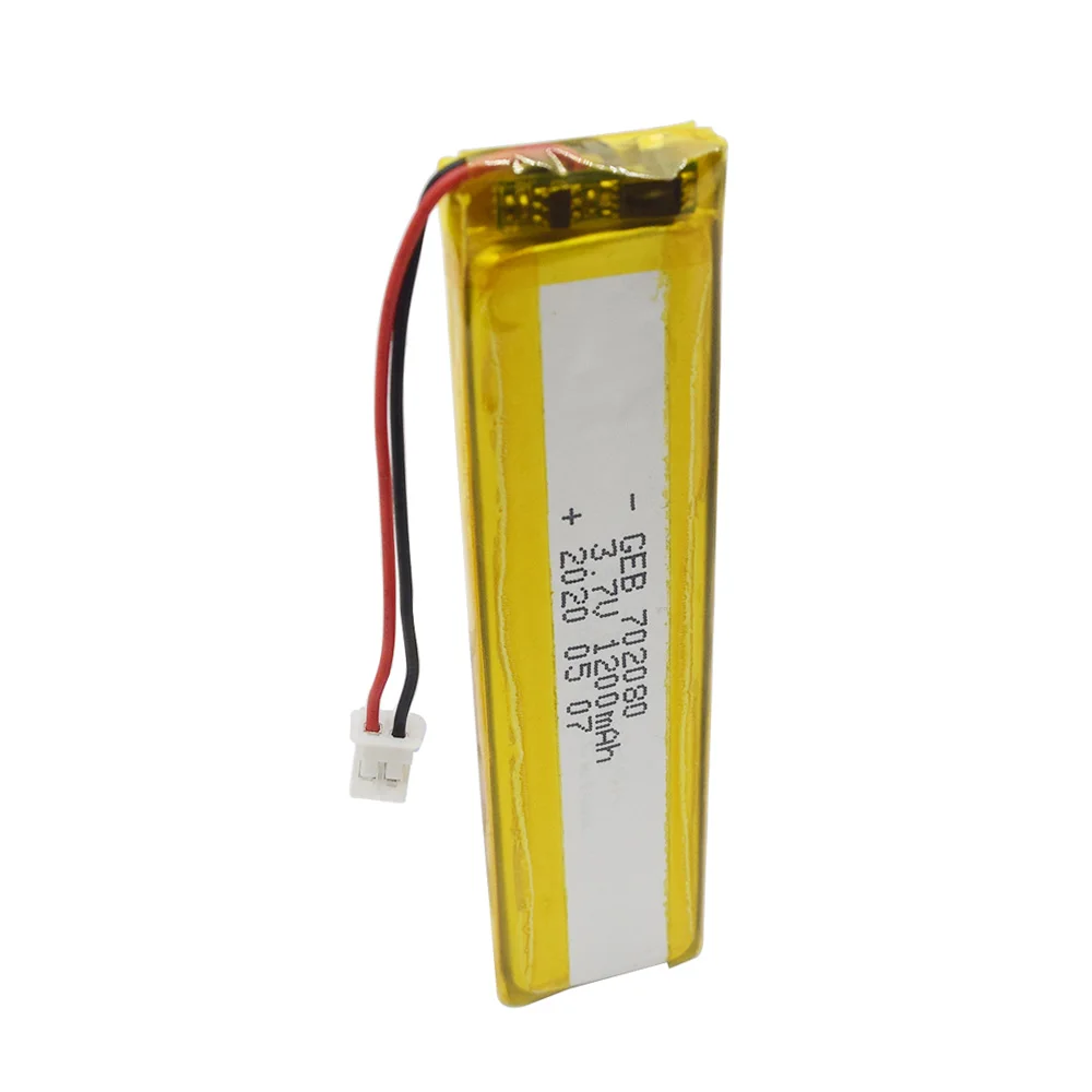  Lp702080 3 7 v 1200mah 8 литий-ионные