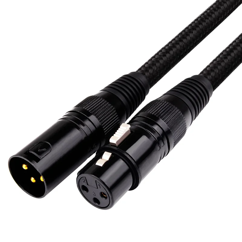 
YYTCG high quality golden xlr male female microphone cable wire connector wholesale MRC024 1m-20M OEM/ODM 