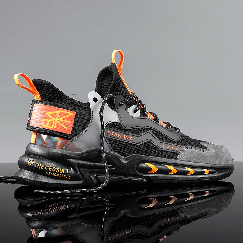 Hot Selling Breathable Mens Fashion Sneakers Zapatos Deportivos Comfortable Running Tennis Shoes Men