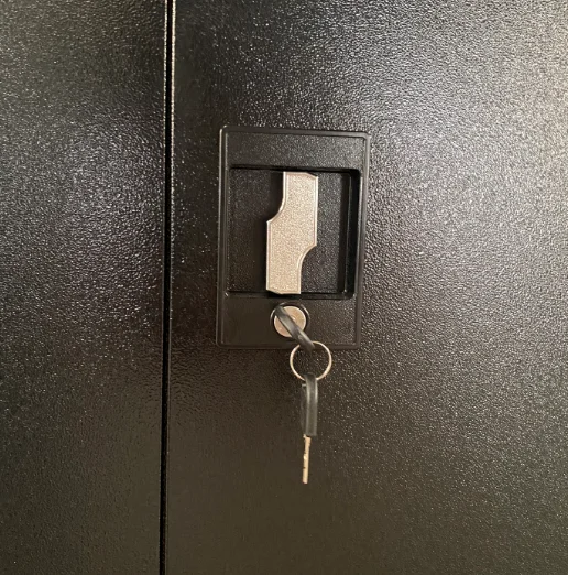 Металлический шкаф для хранения в гараже современный металлический документов офисные черные стальные шкафы с 2 дверями