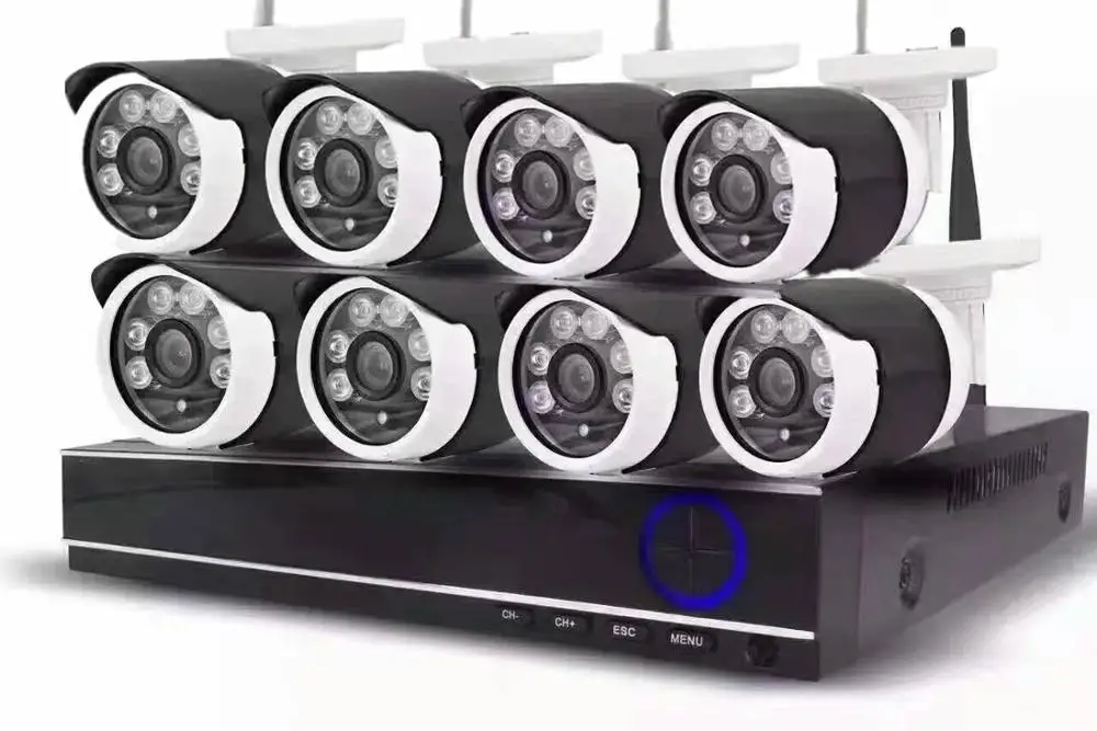Комплекты Wi-Fi камер видеонаблюдения JC 2020 горячая Распродажа Rohs 8CH 1080P комплект 8 Ch IR Cut Filter с автоматическим переключателем CE ROHS FCC CMOS
