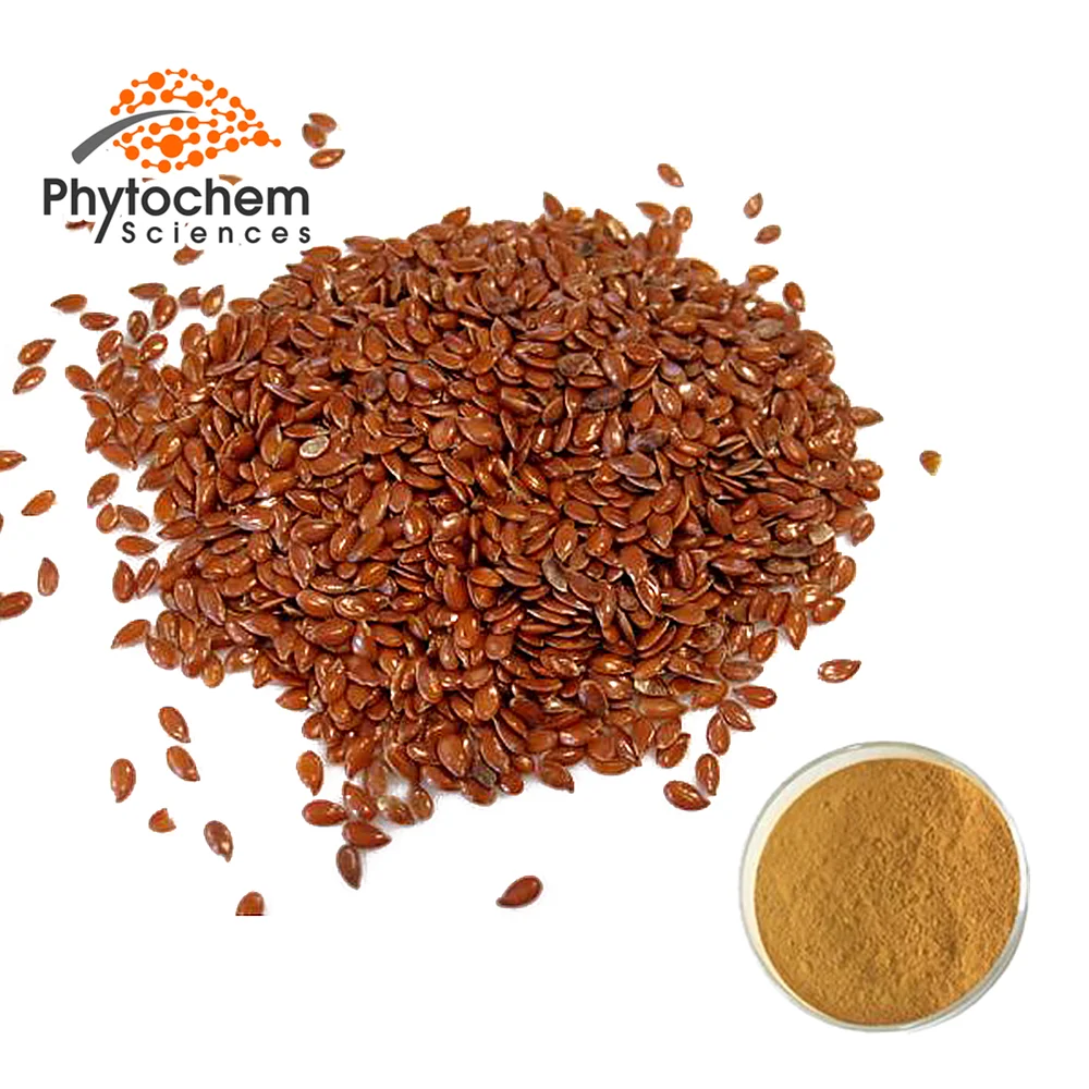 High quality best price Linum usitatissimum L. 20% Lignans  by HPLC Use part: Seed Flax Seed Extract