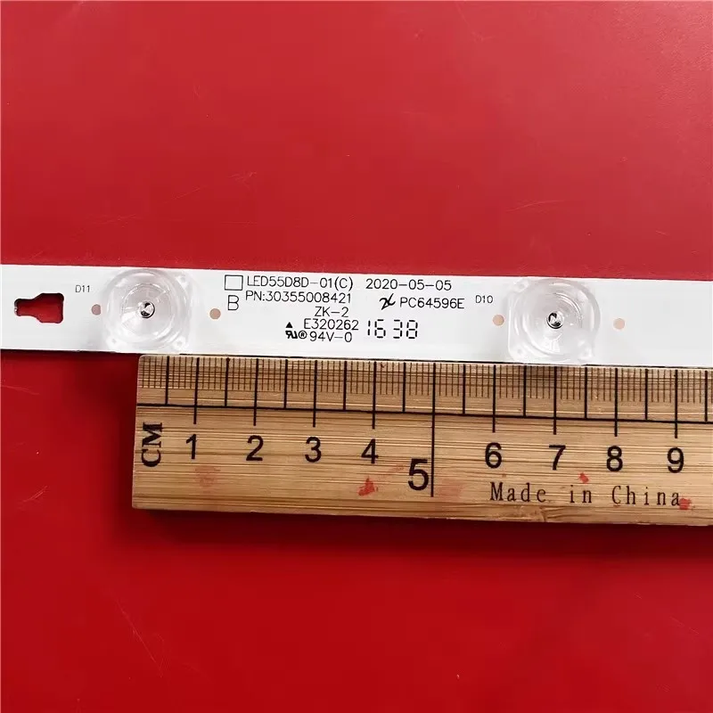 FOR  LCD light strip    LED55D8D-01(C) 30355008241    55.5CM 8LED 100%NEW   LED backlight strip