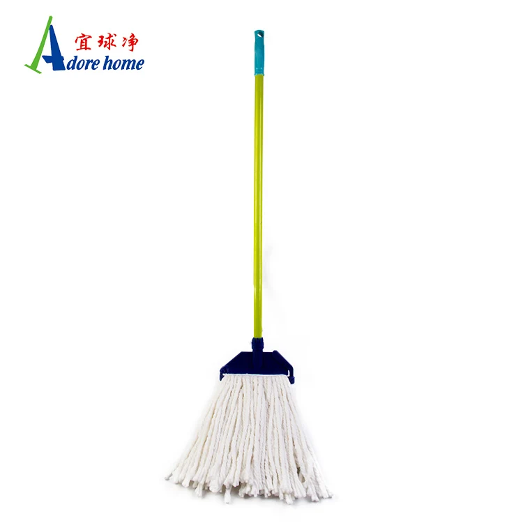 Factory Direct Cheap Mop made of cotton yarn with metal handle Floor Cleaning Mop