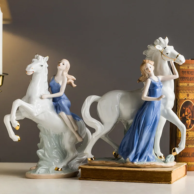 Horse ornaments  handicrafts office wine cabinets living room decorations hore successful opening and financial gifts