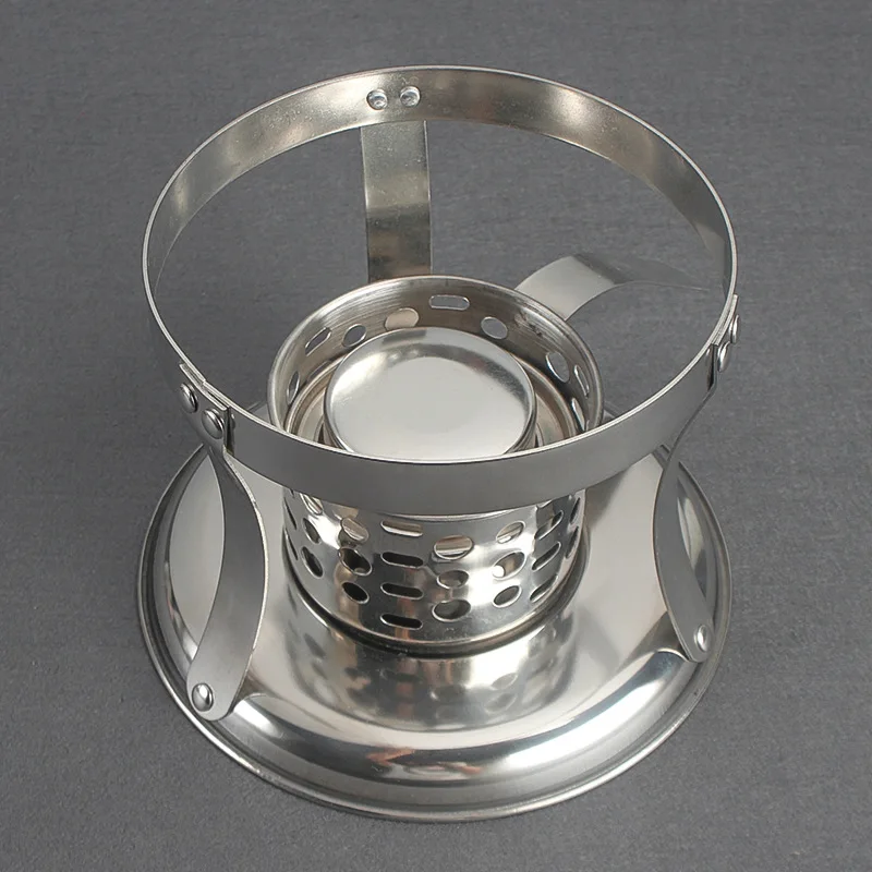 Multi-purpose Stainless Steel Alcohol Stove Small hotpot set Food Grade Metal Chafing Dish