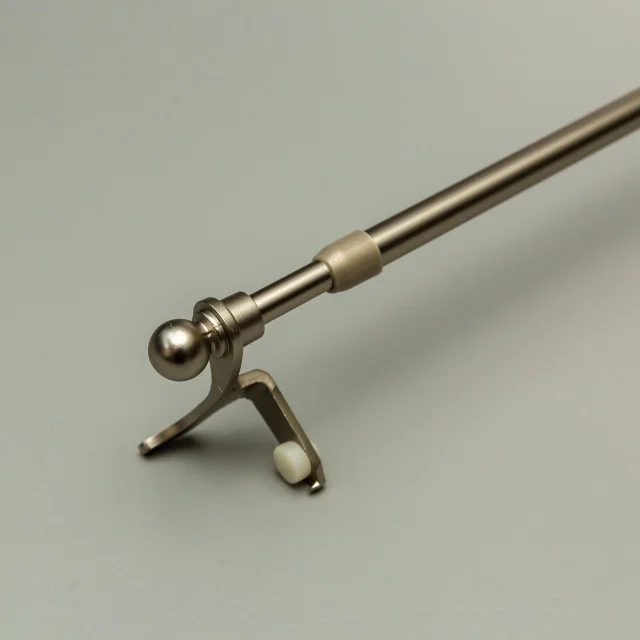 Eco-friendly Decor Curtain Poles Classic Europe Style Mini Extendable Curtain Cafe Rods