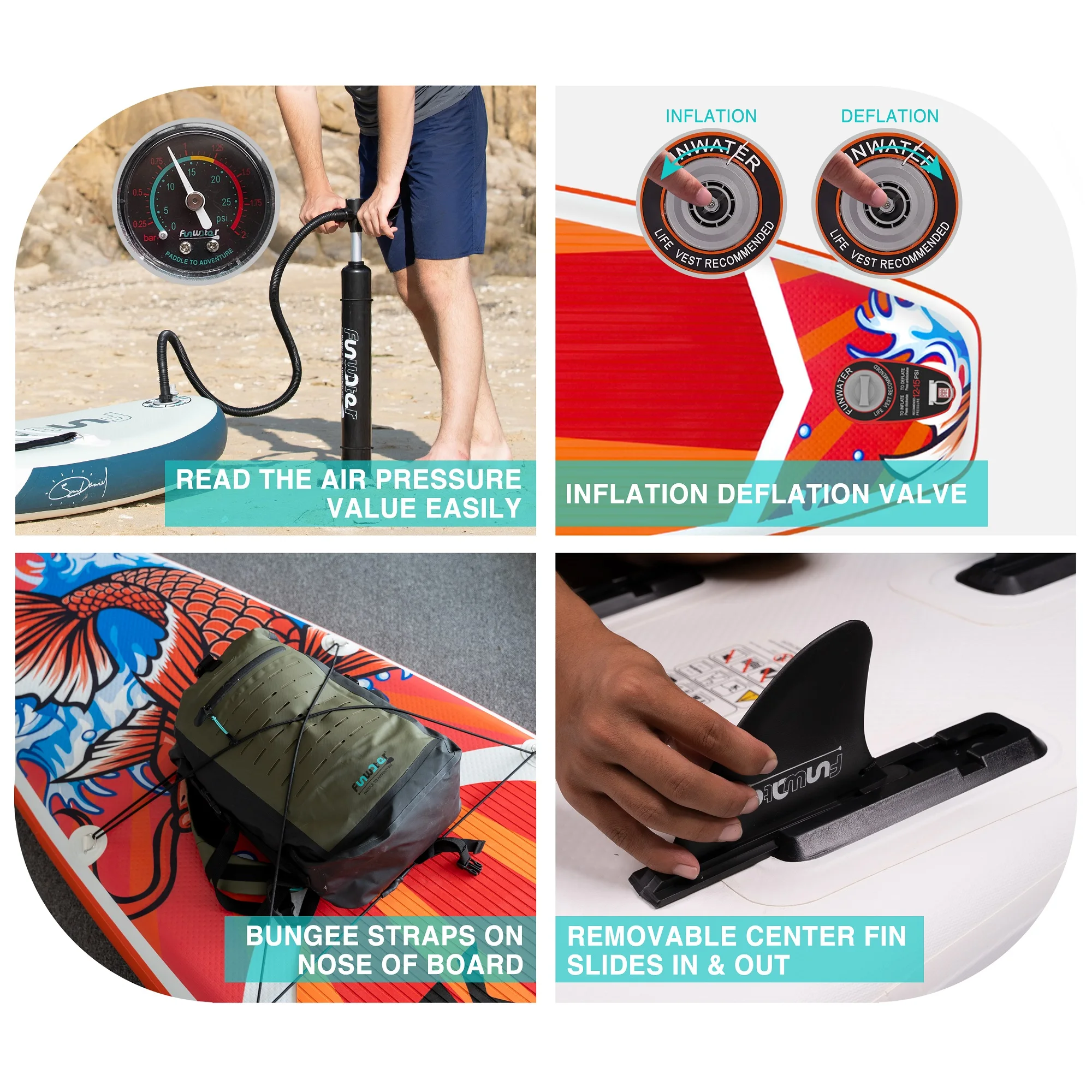 Australia Free Shipping Dropshipping Factory Supply paddle board longboard surfboard fins waterplay surfing boat wakeboard