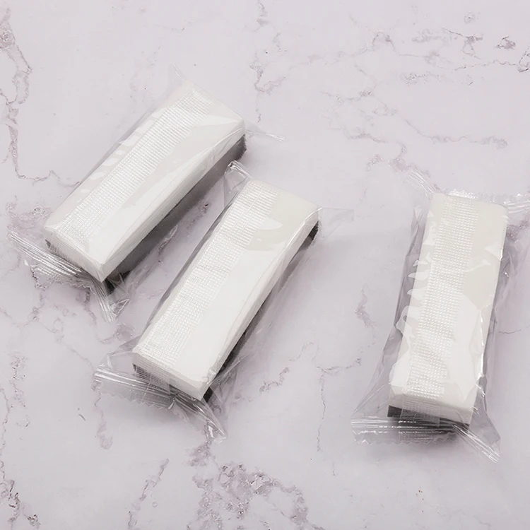 UG Simple Design Hotel Bathroom Supplies Leather Care Cleaner Wholesale Cheap Disposable Shoe Shine Sponge Instant Shoe Shine