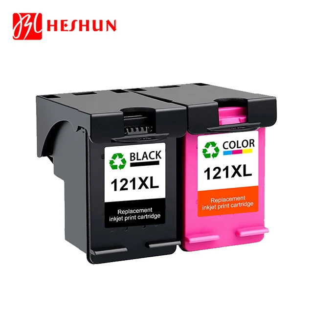 Высококачественный картридж Heshun 121XL 121 XL Remanu для Deskjet D1620/D1630/D1658/D1660/D1663/D1668/D2530/D2545/D2560/D2563