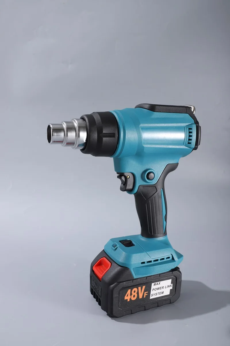 Home Battery Power Temperature Adjustable Hot Air Blow Gun Home Industrial Electric Heat Gun