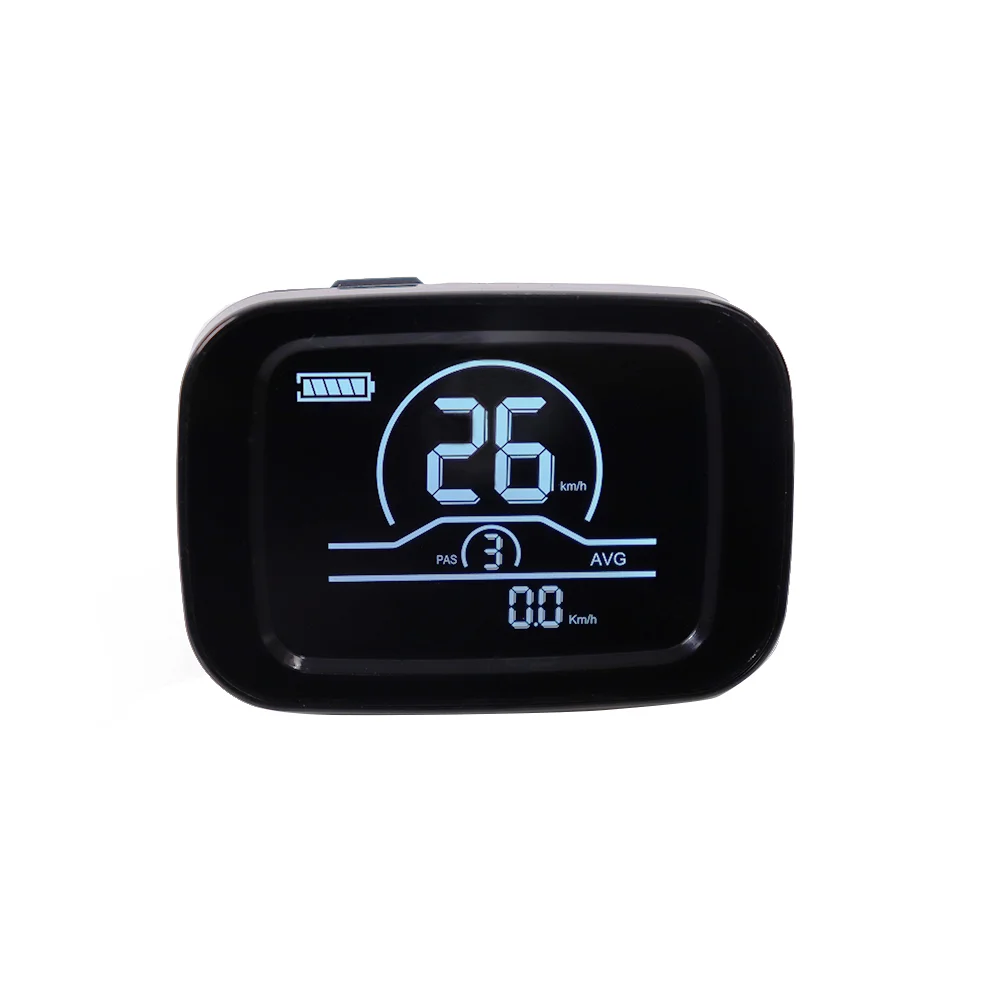 GreenPedel Electric Bicycle Control Computer LCD Display With Lithium-ion Battery Included For eBike Conversion Kits
