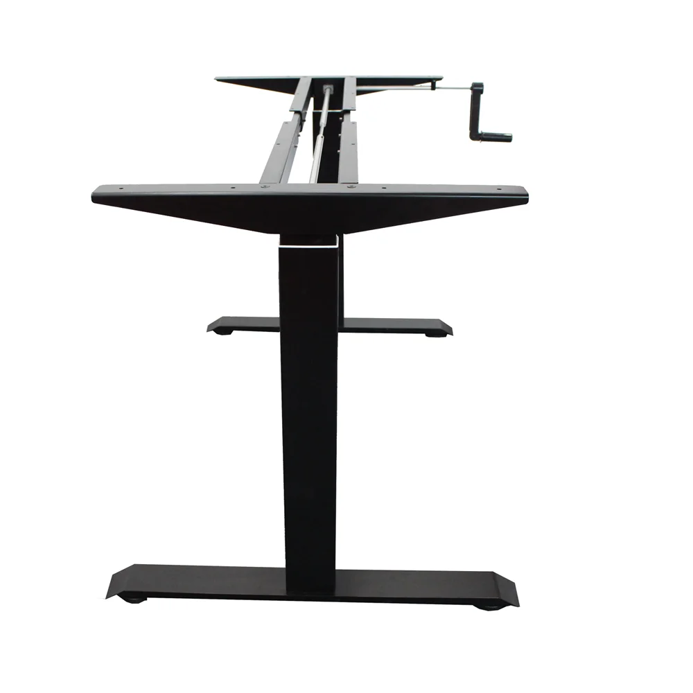 school furniture student table manual folding workstation height adjustable standing desk frame
