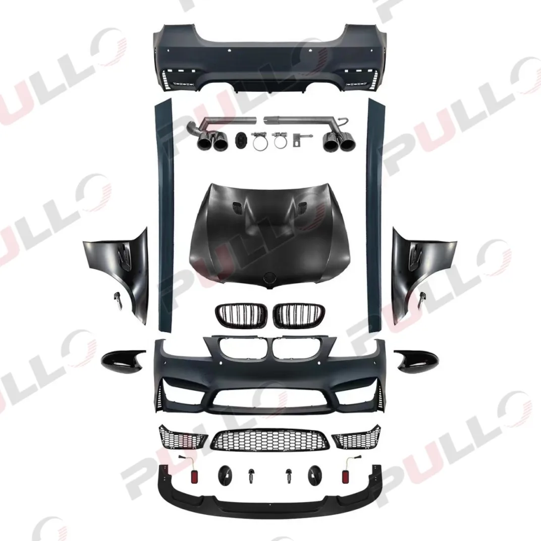 Favorable price auto parts with front and rear bumper and grille hood fender for BMW 3 series E90 2009-2012 change to M4 style