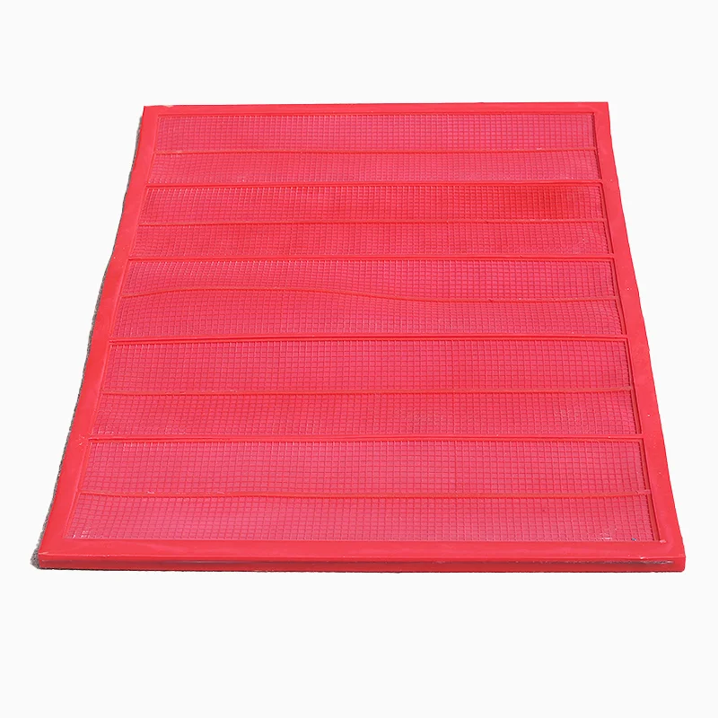 Wear-resistant PU trommel screen Polyurethane high frequency fine screen Vibrating screen