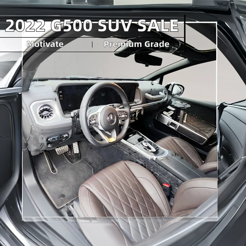 Оптовая продажа 2022 Mercedes-Benz G500 внедорожник Темный салон Электрический бензиновый/газовый топливный такси за рулем автомобиля онлайн-магазин автошколы